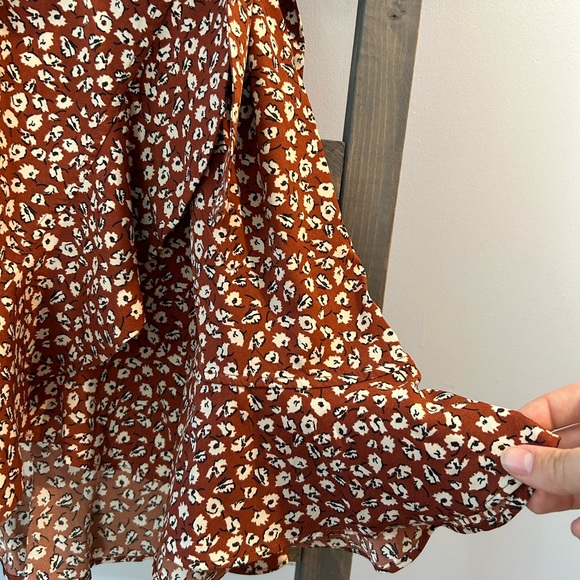 Floral wrap midi dress - Picture 6 of 6